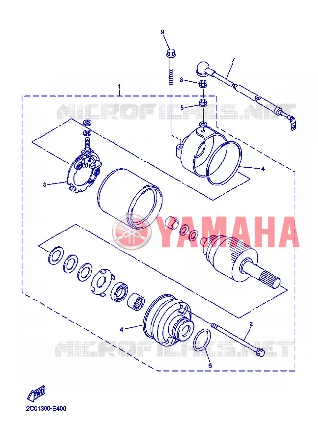 STARTMOTOR Yamaha MOTO 600 2013 XJ6 ABS  XJ6NA