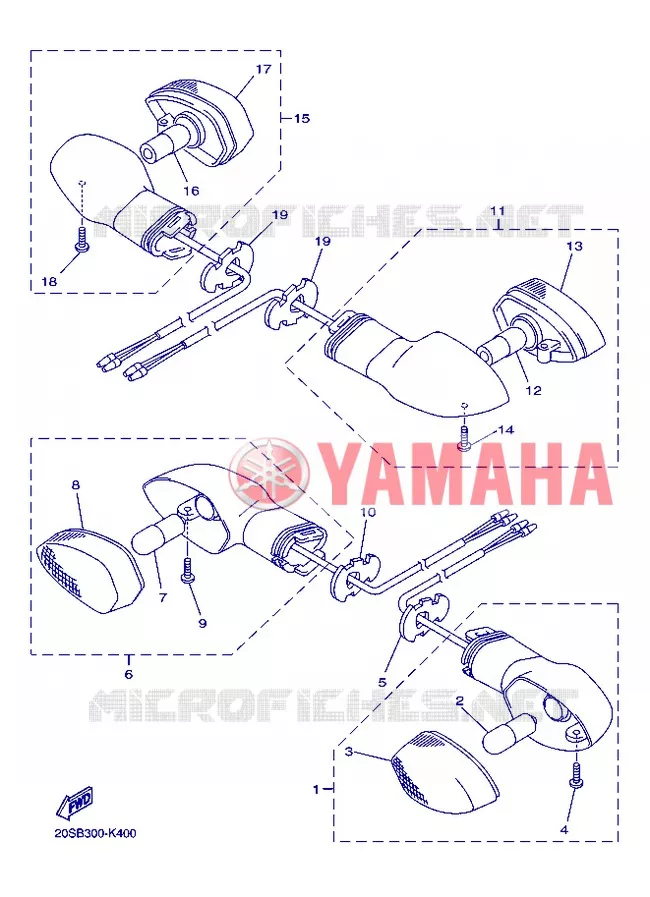 KNIPPERLICHT Yamaha MOTO 600 2013 XJ6 ABS  XJ6NA