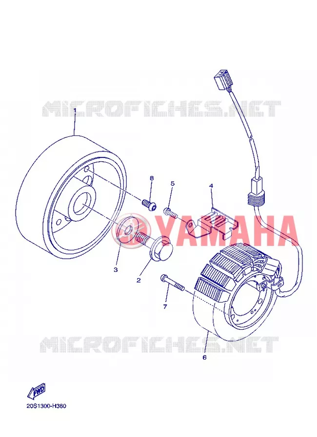 DYNAMO Yamaha MOTO 600 2013 XJ6  XJ6SA