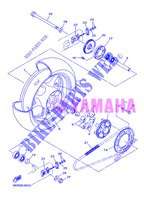 ACHTERWIEL voor Yamaha DIVERSION 600 ABS 2013
