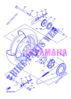 ACHTERWIEL voor Yamaha DIVERSION 600 ABS 2013