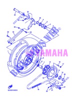 ACHTERWIEL voor Yamaha XJR1300 2013
