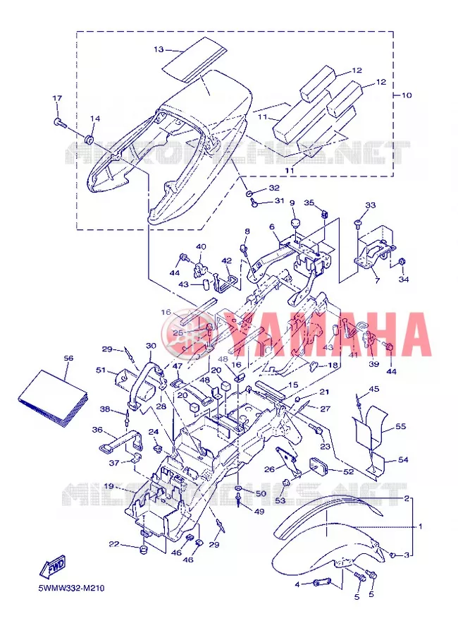 SPATBORD Yamaha MOTO 1300 2013 XJR  XJR1300