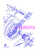 ACHTERWIEL voor Yamaha XJR1300 2013