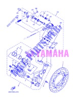 REMKLAUW ACHTER voor Yamaha XP500 2013
