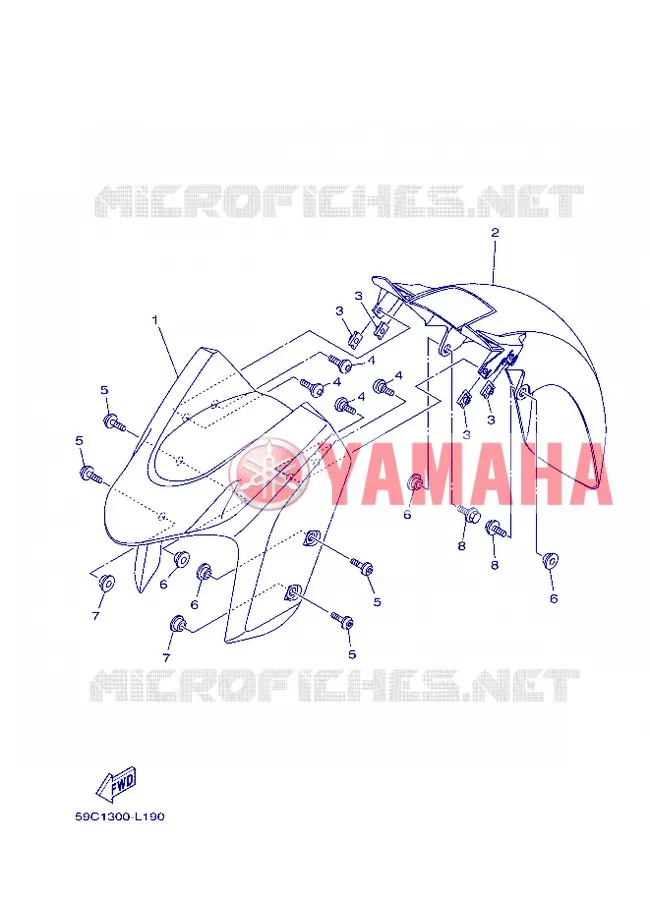 SPATBORD Yamaha SCOOTER 530 2013 TMAX  XP500