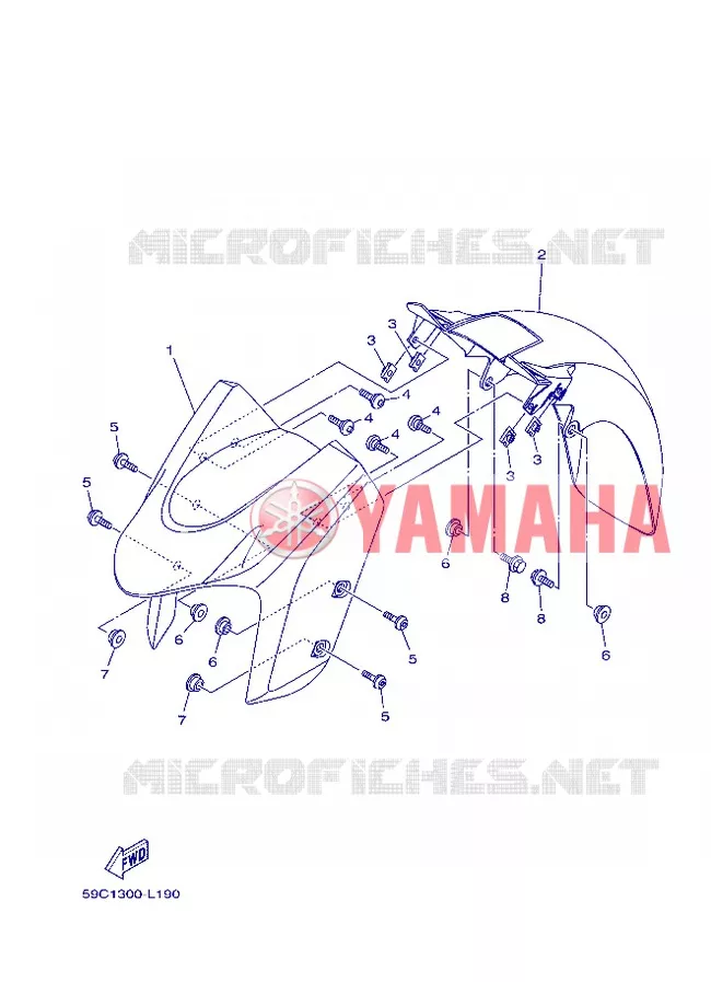 SPATBORD Yamaha SCOOTER 530 2013 TMAX  XP500