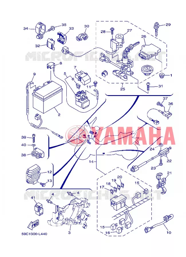 ELECTRISCH 1 Yamaha SCOOTER 530 2013 TMAX  XP500