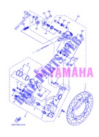 REMKLAUW ACHTER voor Yamaha XP500 2013