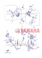 STANDAARD / VOETSTEUN voor Yamaha XP500A 2013