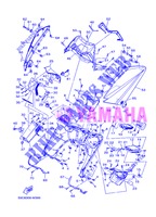BEENSCHERM voor Yamaha XP500A 2013