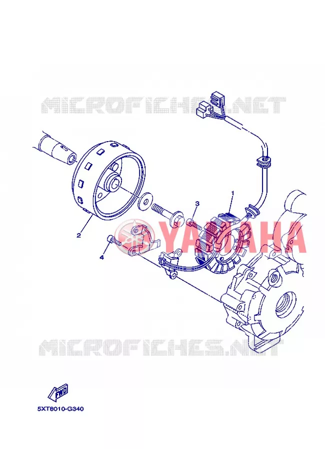 DYNAMO Yamaha MOTO 250 2013 XT  XT250