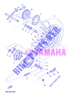 ACHTERWIEL voor Yamaha XT660ZA 2013