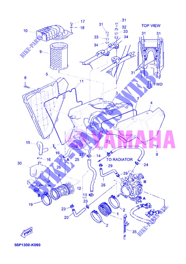 INLAAT voor Yamaha XT660ZA 2013