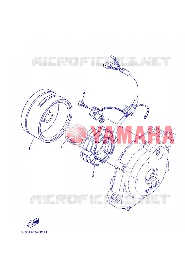 DYNAMO Yamaha MOTO 125 2013 XTZ  XTZ125E
