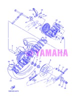 ACHTERWIEL voor Yamaha XTZ125E 2013