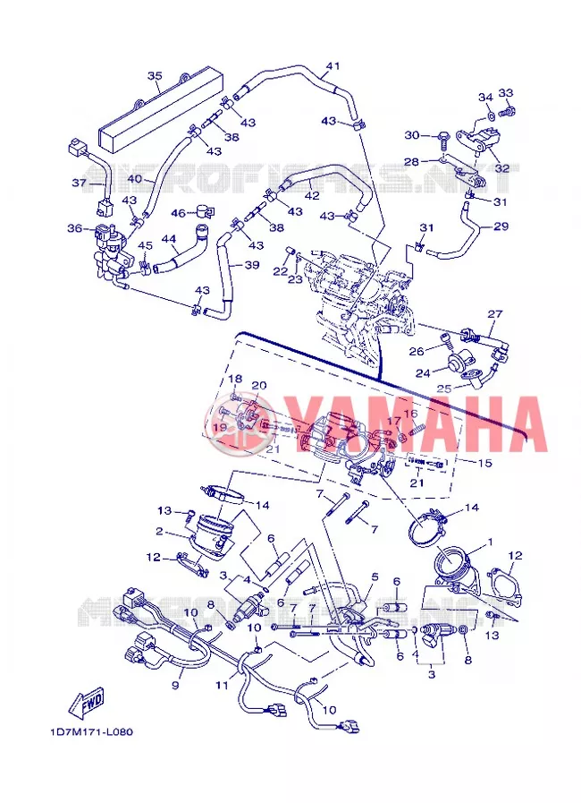 INLAAT Yamaha MOTO 1900 2013 MIDNIGHT STAR  XV1900A