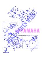 ACHTERLICHT voor Yamaha MIDNIGHT STAR 1900 2013
