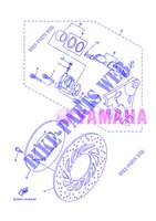 REMKLAUW ACHTER voor Yamaha MIDNIGHT STAR 1900 2013