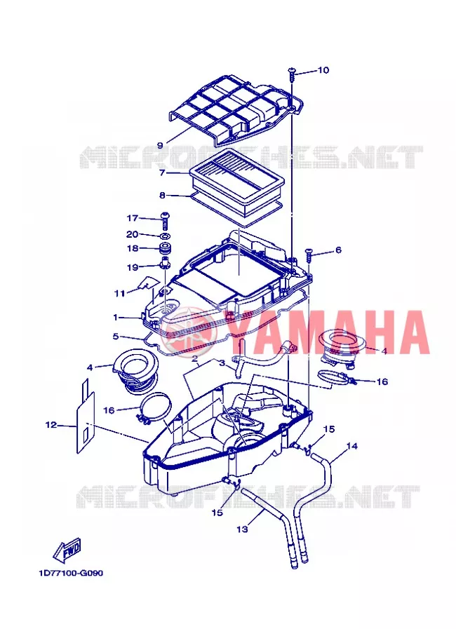 INLAAT 2 Yamaha MOTO 1900 2013 MIDNIGHT STAR  XV1900A