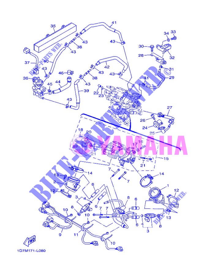 INLAAT voor Yamaha MIDNIGHT STAR 1900 2013