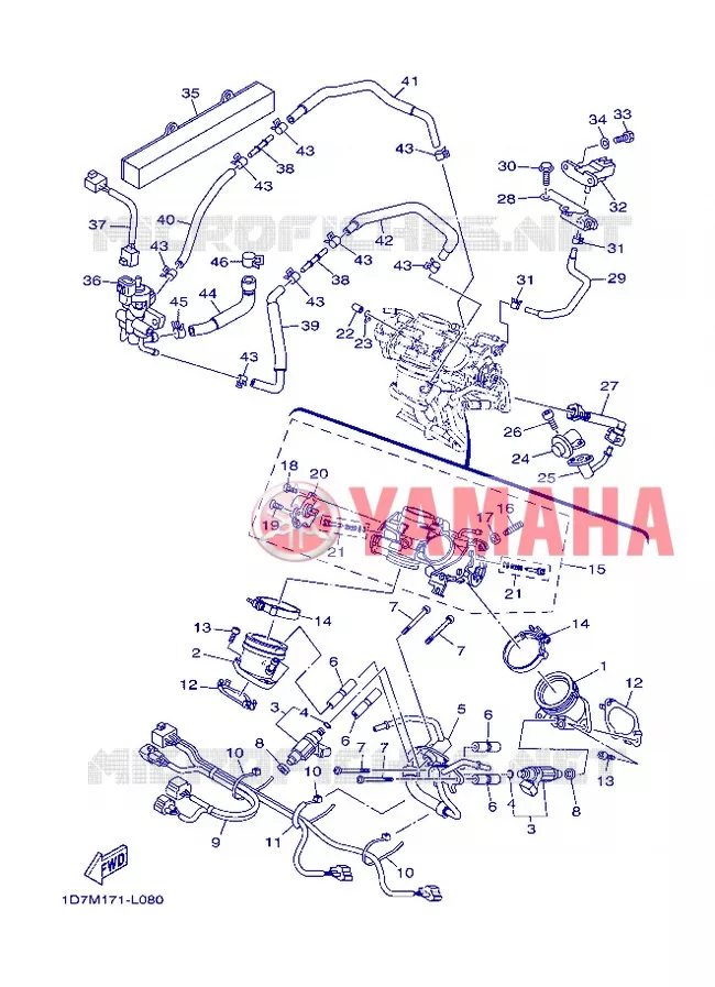 INLAAT Yamaha MOTO 1900 2013 MIDNIGHT STAR  XV1900A