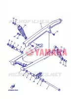 ACHTERBRUG / SCHOKBREKER voor Yamaha YBR125EGS 2013