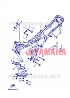 FRAME voor Yamaha YBR125EGS 2013