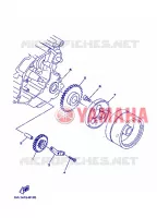 STARTMOTOR KOPPELINGS voor Yamaha YBR125EGS 2013