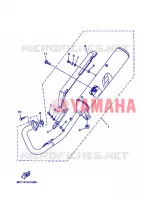 UITLAAT voor Yamaha YBR125EGS 2013