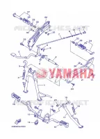 STANDAARD / VOETSTEUN voor Yamaha YBR125EGS 2013