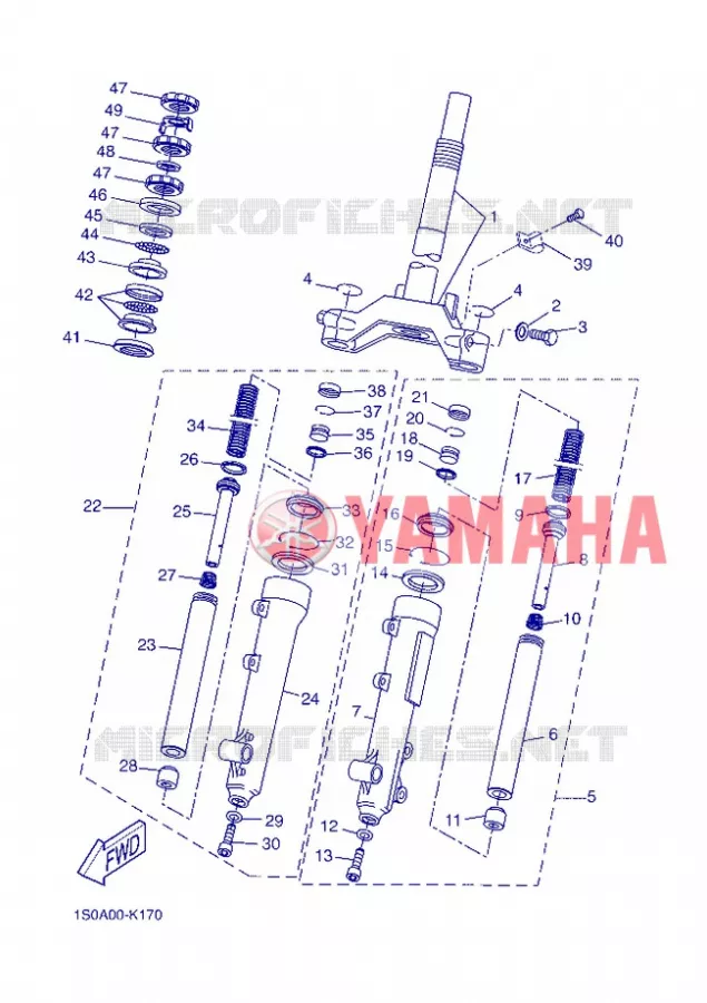 VOORVORK Yamaha SCOOTER 50 2013 STUNT SLIDER  EW50N