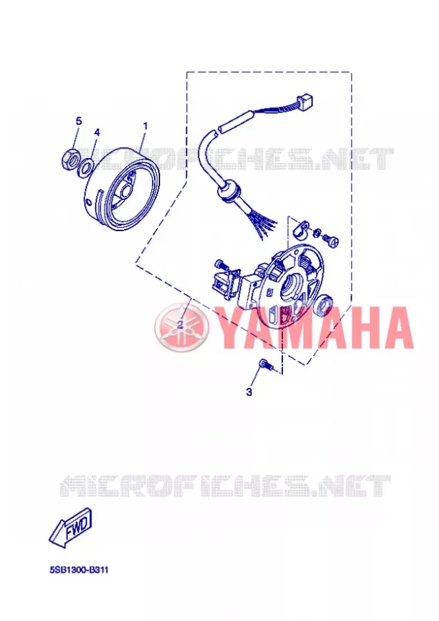 DYNAMO Yamaha SCOOTER 50 2013 NITRO NAKED  NS50N
