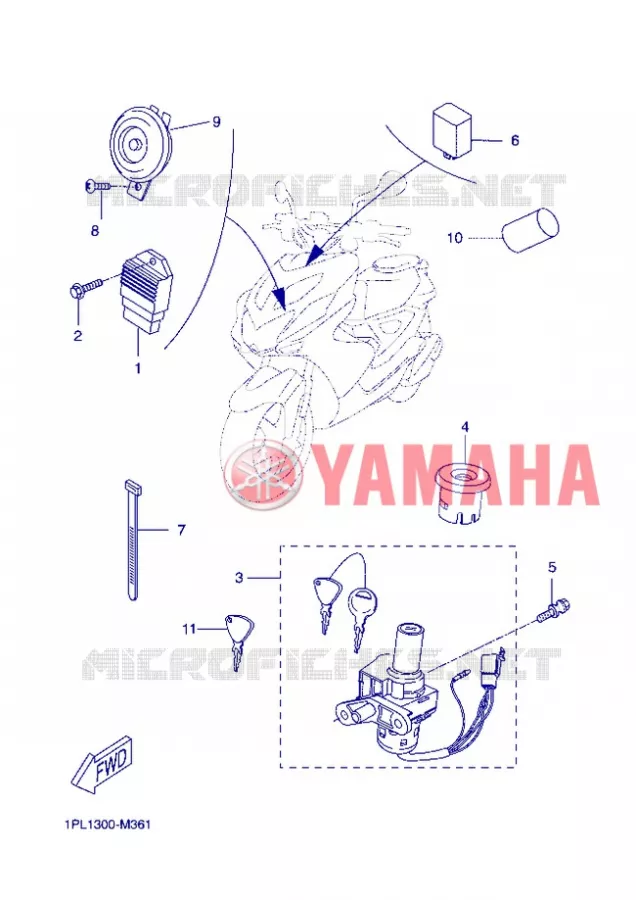 ELECTRISCH 1 Yamaha SCOOTER 50 2013 NITRO NAKED  NS50N