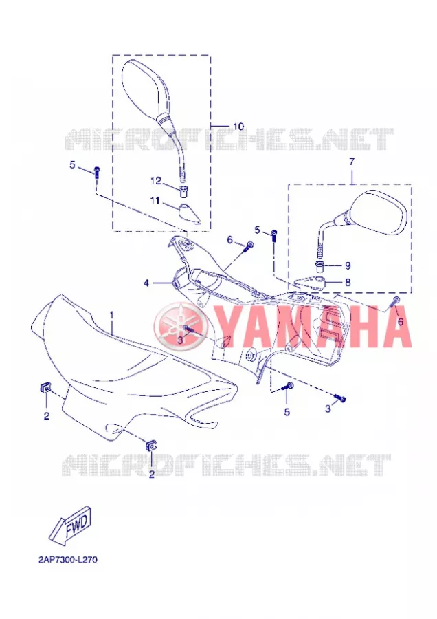 KAP 1 Yamaha SCOOTER 50 2013 NEOS  YN50