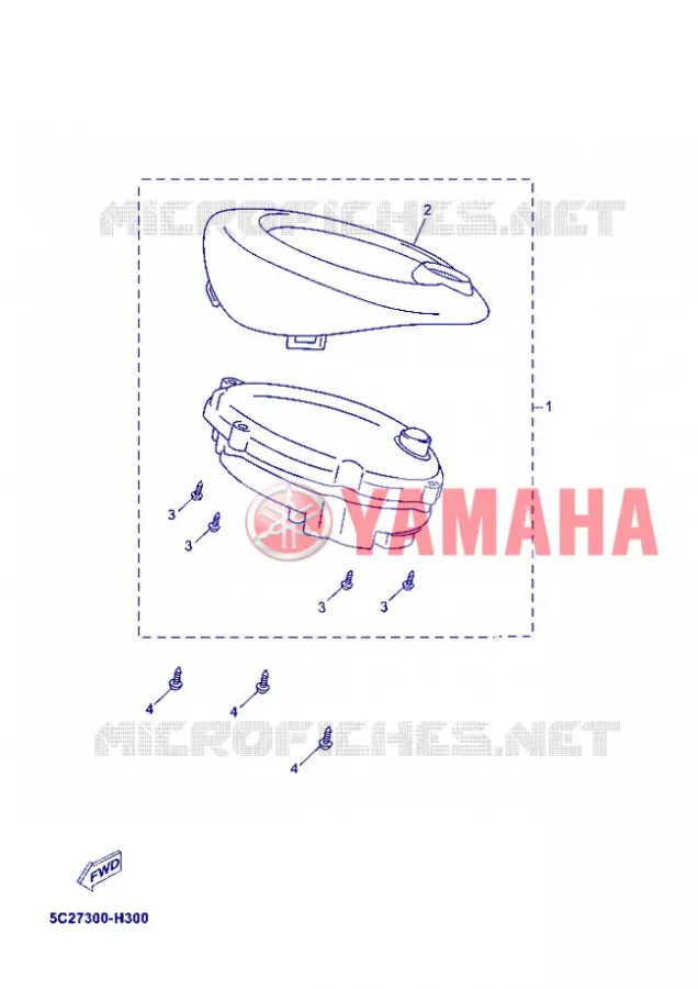 TELLERSET Yamaha SCOOTER 50 2013 NEOS  YN50