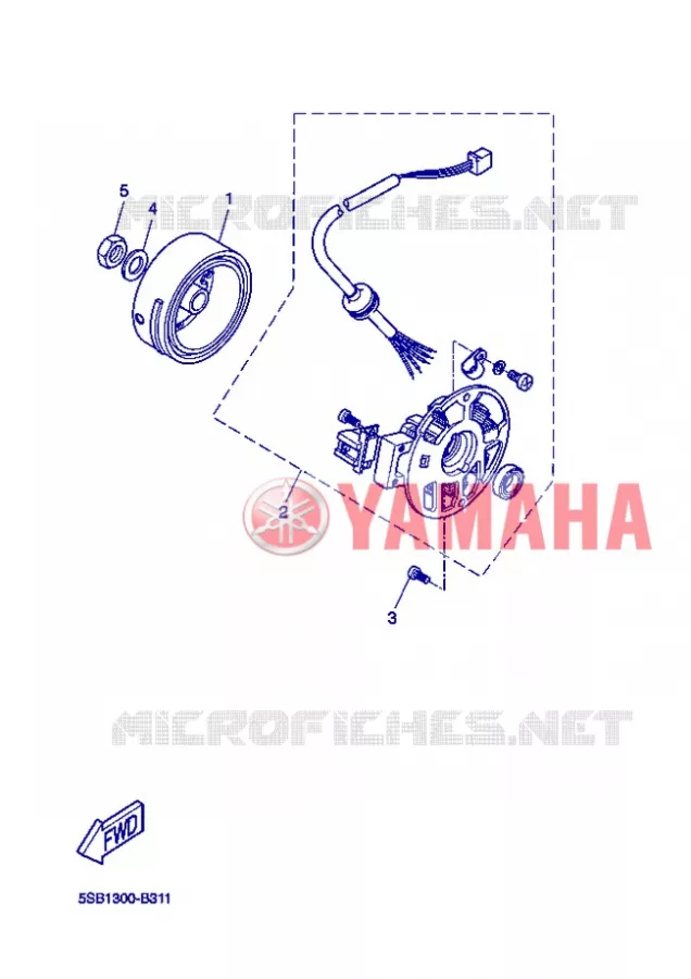 DYNAMO Yamaha SCOOTER 50 2013 NEOS  YN50