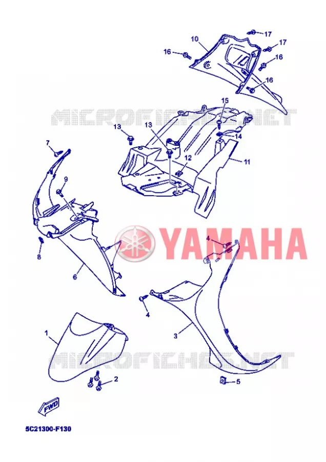 SPATBORD Yamaha SCOOTER 50 2013 NEOS  YN50