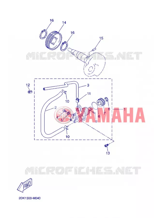 OLIEPOMP Yamaha SCOOTER 50 2013 NEOS EASY  YN50E