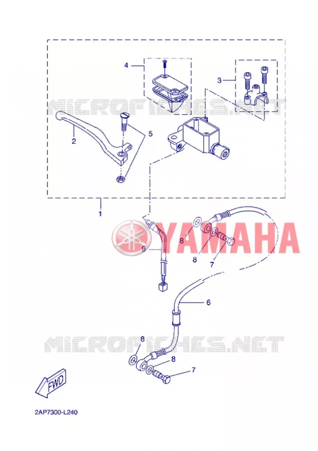 REMPOMP VOOR Yamaha SCOOTER 50 2013 OVETTO 4T  YN50F