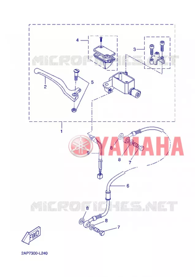 REMPOMP VOOR Yamaha SCOOTER 50 2013 OVETTO 4T  YN50F