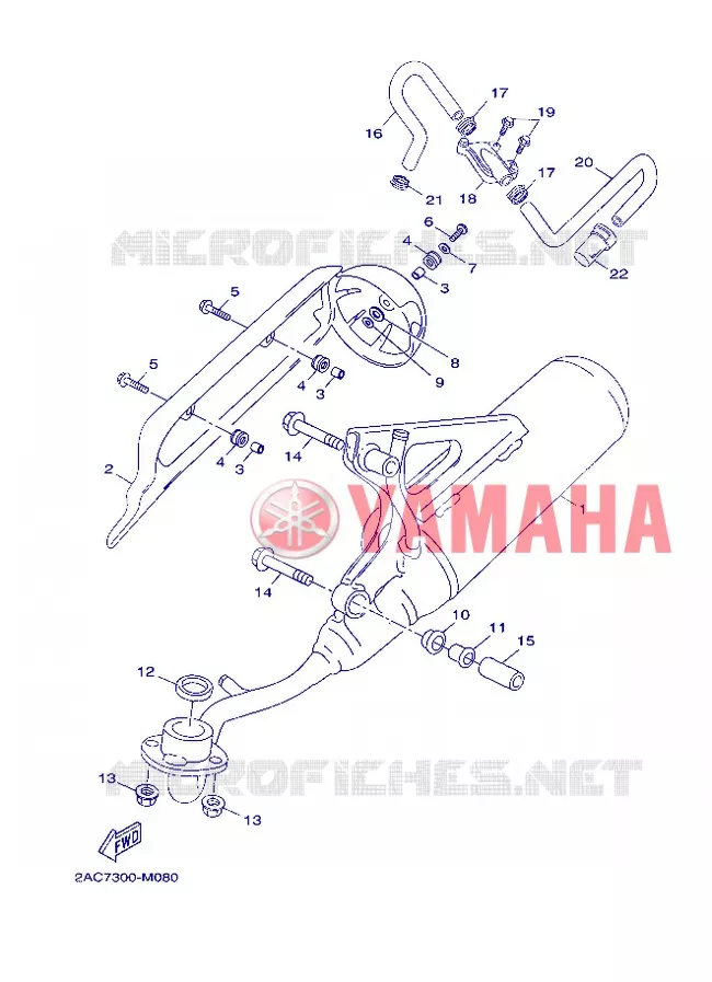 UITLAAT Yamaha SCOOTER 50 2013 OVETTO 4T  YN50F