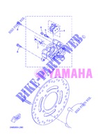 REMKLAUW ACHTER voor Yamaha YP125R 2013
