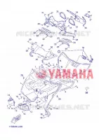 BEENSCHERM voor Yamaha YP125RA 2013