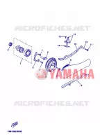 NOKKENAS / KETTING voor Yamaha YP125RA 2013