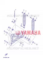 ACHTERBRUG / SCHOKBREKER voor Yamaha YP250RA 2013