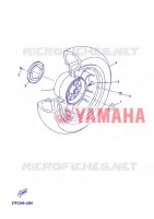 ACHTERWIEL voor Yamaha YP250RA 2013