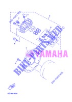REMKLAUW ACHTER voor Yamaha XMAX 400 2013