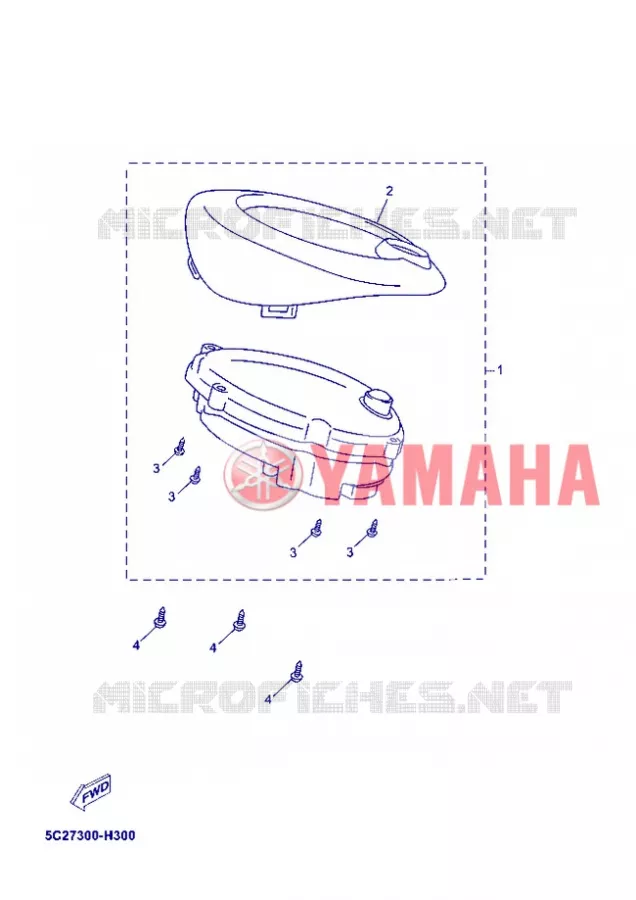 TELLERSET Yamaha SCOOTER 50 2013 OVETTO 4T UBS  YN50FU