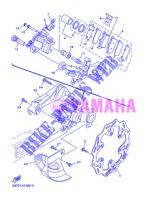 REMKLAUW ACHTER voor Yamaha YZ250F 2013